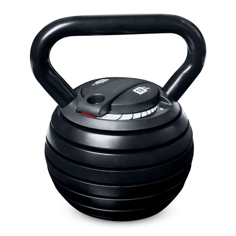 7-in-1 Adjustable Kettlebell Set (4kg to 18kg) – Quick-Lock System, Cast Iron Build – Space-Saving Strength Training for Home Workouts