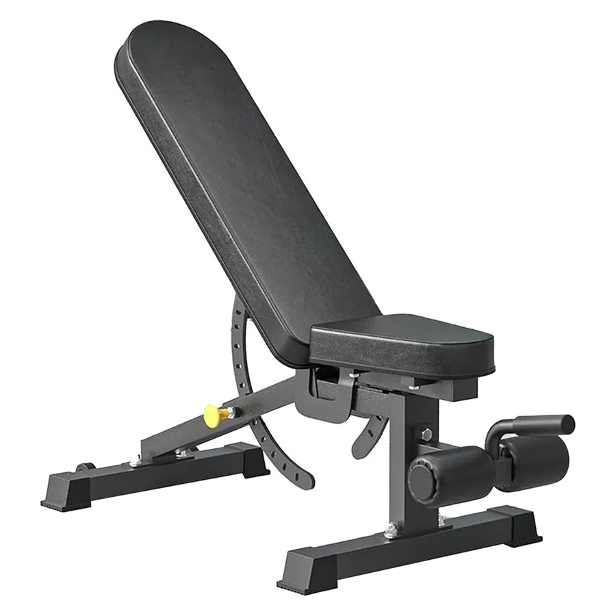 Adjustable Weight Bench with 9 Positions | 450kg Capacity Commercial Gym Bench | Foldable, Cushioned Full-Body Workout Bench for Home or Studio Strength Training