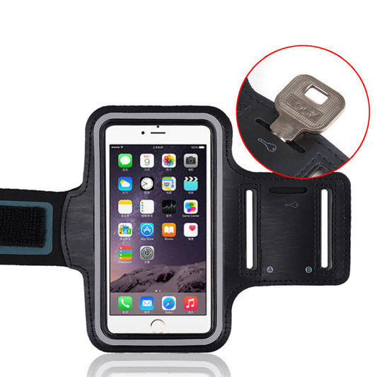 Sports Armband Phone Holder – Adjustable, Water-Resistant & Touchscreen Compatible with Card Slot & Key Pocket for Running, Cycling & Gym