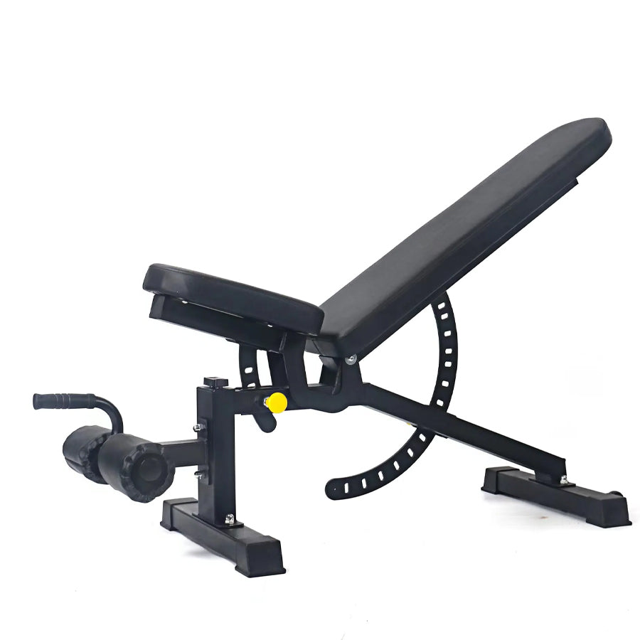 Adjustable Weight Bench with 9 Positions | 450kg Capacity Commercial Gym Bench | Foldable, Cushioned Full-Body Workout Bench for Home or Studio Strength Training