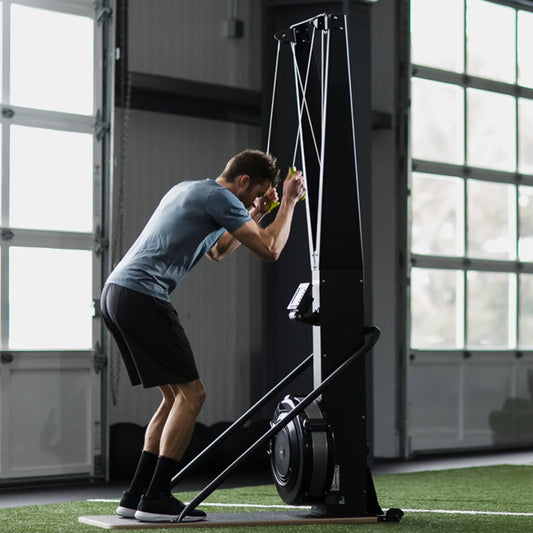 Nordic Ski Exercise Machine – Low-Impact Full-Body Trainer with LED Display for Cardio, Strength & HIIT Workouts at Home