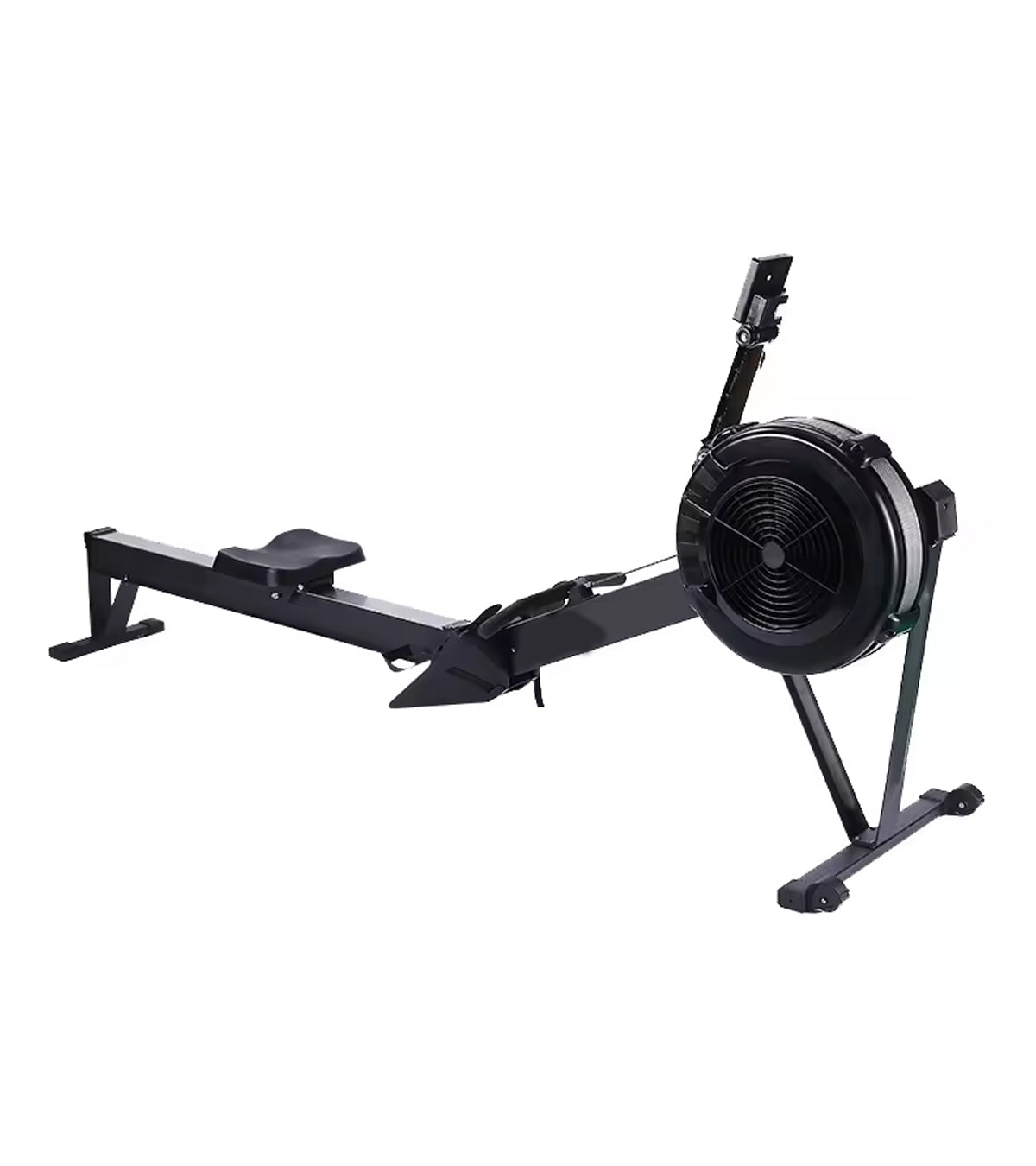 Adjustable Rowing Machine – 10-Level Air Resistance Rower | Silent, Foldable Aluminum Frame with Smart Display & Ergonomic Seat | Ideal for Home & Gym Workouts