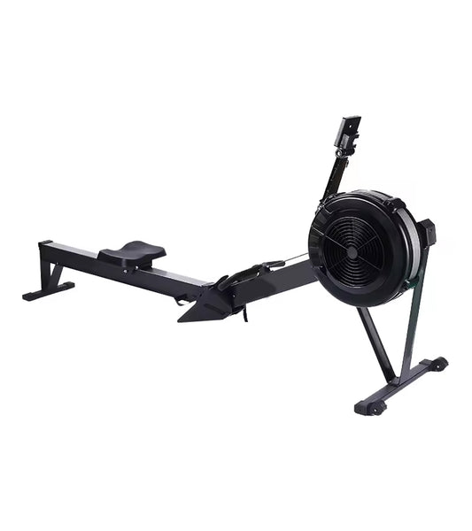 Adjustable Rowing Machine – 10-Level Air Resistance Rower | Silent, Foldable Aluminium Frame with Smart Display & Ergonomic Seat | Ideal for Home & Gym Workouts