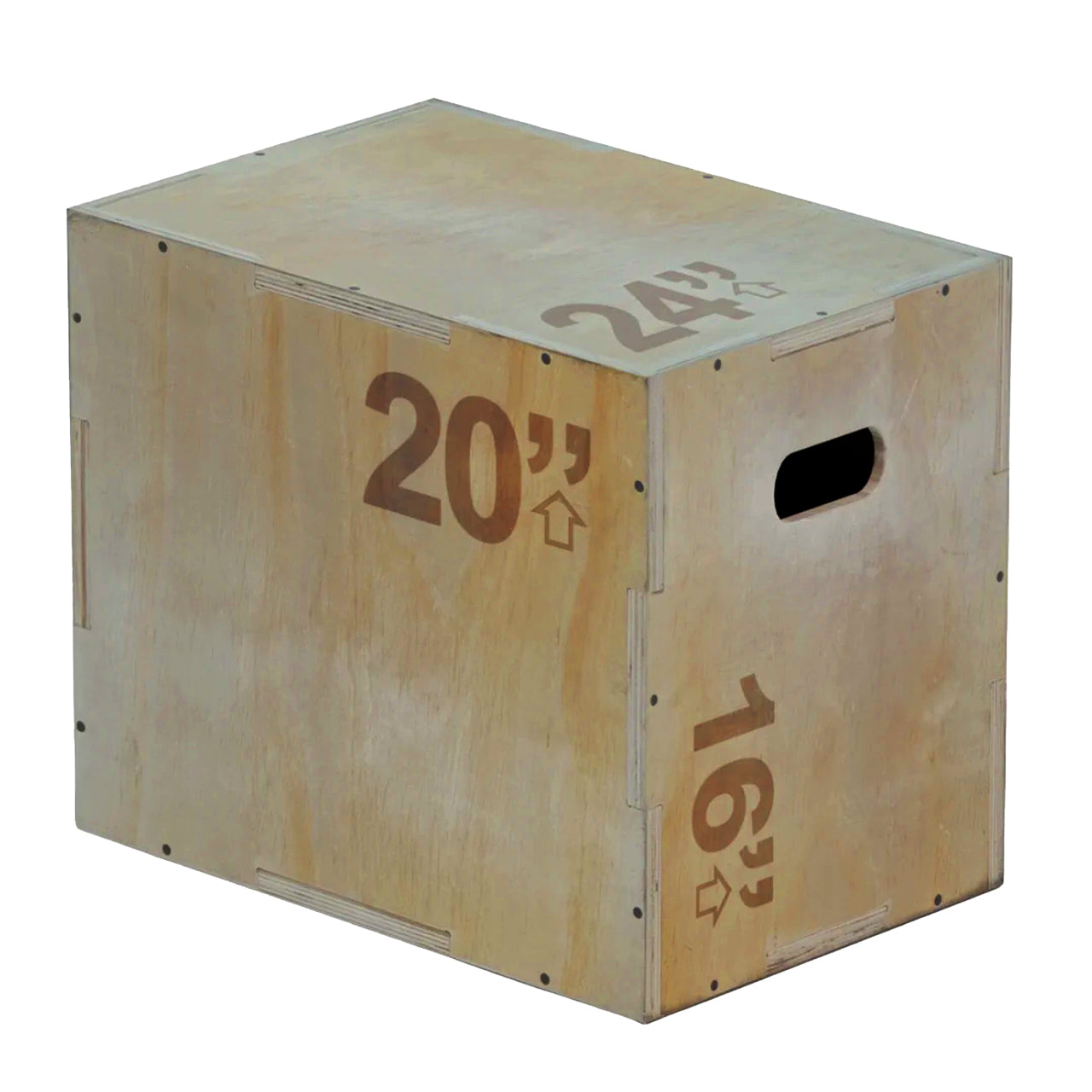 3-in-1 Wooden Plyo Jump Box – Durable Training Platform with Multiple Heights for Box Jumps, Step-Ups & Strength Workouts
