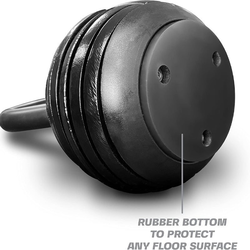 7-in-1 Adjustable Kettlebell Set (4kg to 18kg) – Quick-Lock System, Cast Iron Build – Space-Saving Strength Training for Home Workouts