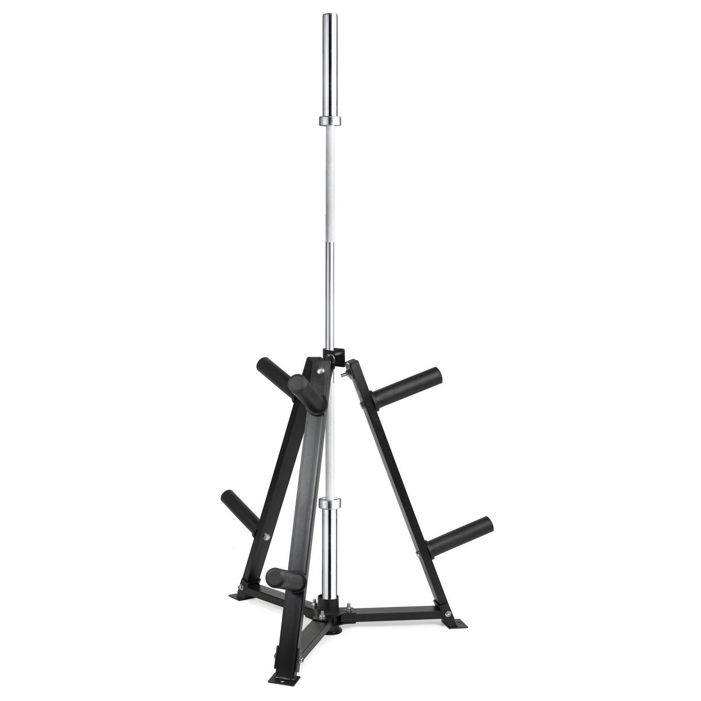 Vertical Weight & Dumbbell Rack – 300kg Heavy-Duty Storage with 6 Clamps – Space-Saving Home Gym Organizer