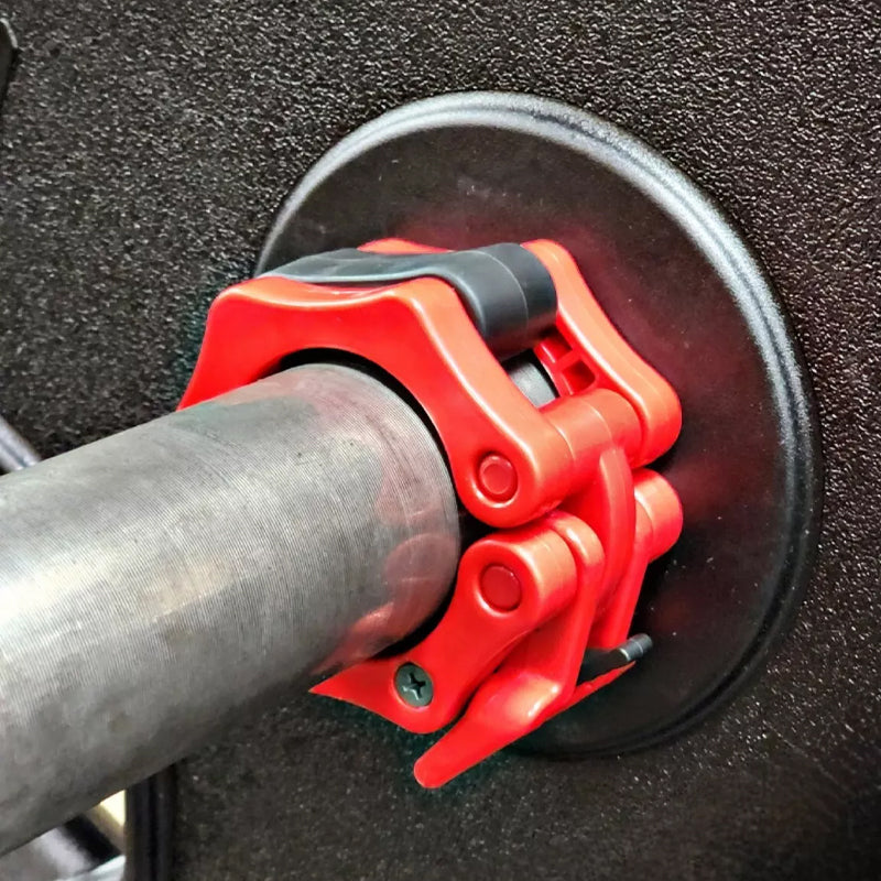 Olympic 2" Barbell Collars – Quick-Release Locking Clamps for Secure Plate Hold – Heavy-Duty ABS for Home Gym & CrossFit