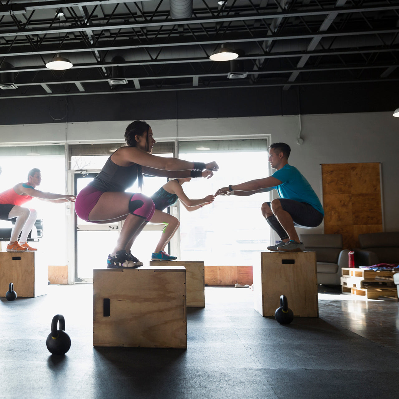 3-in-1 Wooden Plyo Jump Box – Durable Training Platform with Multiple Heights for Box Jumps, Step-Ups & Strength Workouts