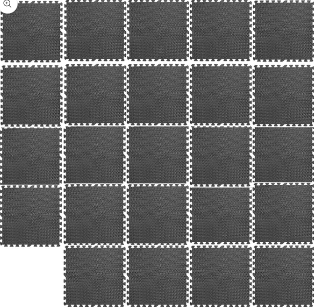 Interlocking Puzzle Exercise Mats – 10mm EVA Foam Tiles with Non-Slip Rubber Top & Shock Absorption – Water-Resistant Home Gym Flooring
