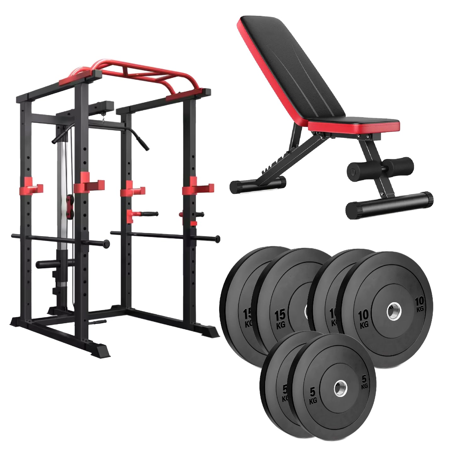 LAT Pulldown Machine – Dual Pulley Cable System with Adjustable Seat for Back & Upper Body Strength Training at Home