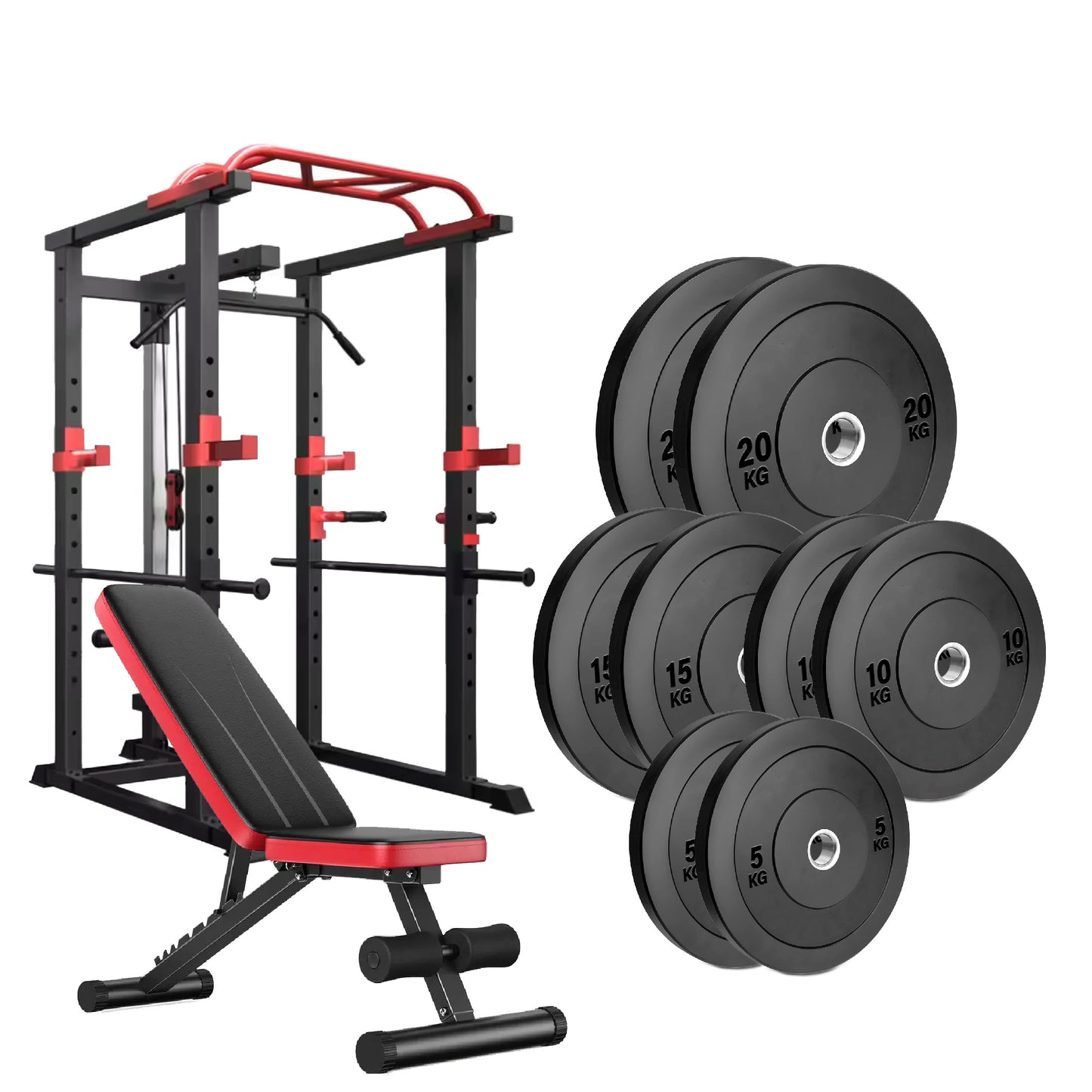LAT Pulldown Machine – Dual Pulley Cable System with Adjustable Seat for Back & Upper Body Strength Training at Home
