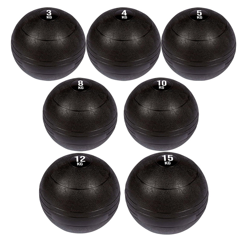 Heavy-Duty Slam Balls – No-Bounce, Textured Grip Workout Balls (3kg–25kg) for CrossFit, MMA, Strength & Core Training