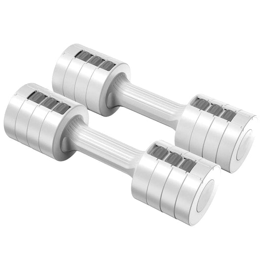 Adjustable Dumbbell Pair 3‑in‑1 | 2×2.5 kg & 2×10 kg Options | Compact Strength Training Hand Weights for Home Gym