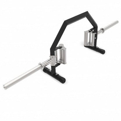 20kg Open Trap Bar – Hex Deadlift Bar with Built-In Jack & Rotating Sleeves – Olympic Compatible – Knurled Grip – Commercial Grade