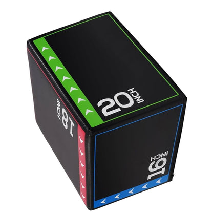3-in-1 Soft Plyo Jump Box – Non-Slip, Cushioned Platform for Strength, Speed & Agility Training – Multiple Height Options