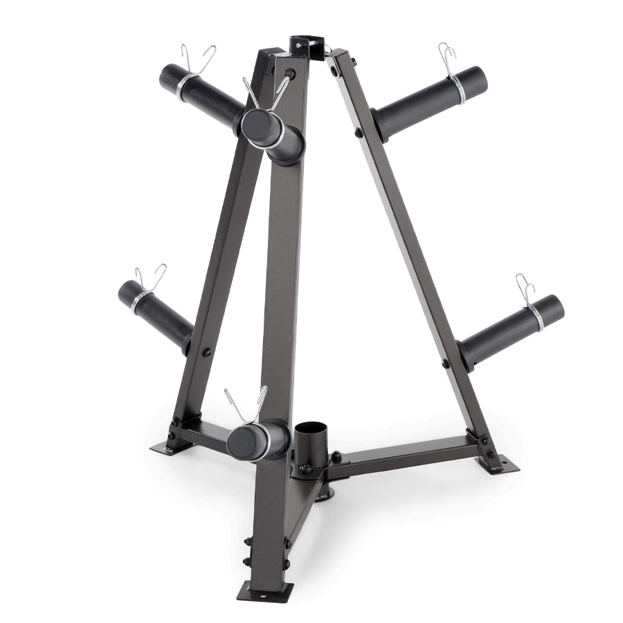 Vertical Weight & Dumbbell Rack – 300kg Heavy-Duty Storage with 6 Clamps – Space-Saving Home Gym Organizer