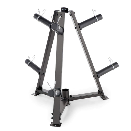 Vertical Weight & Dumbbell Rack – 300kg Heavy-Duty Storage with 6 Clamps – Space-Saving Home Gym Organizer