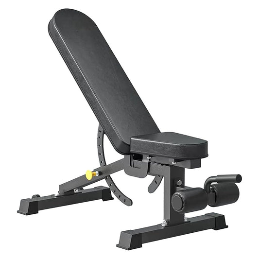 Adjustable Weight Bench with 9 Positions | 450kg Capacity Commercial Gym Bench | Foldable, Cushioned Full-Body Workout Bench for Home or Studio Strength Training