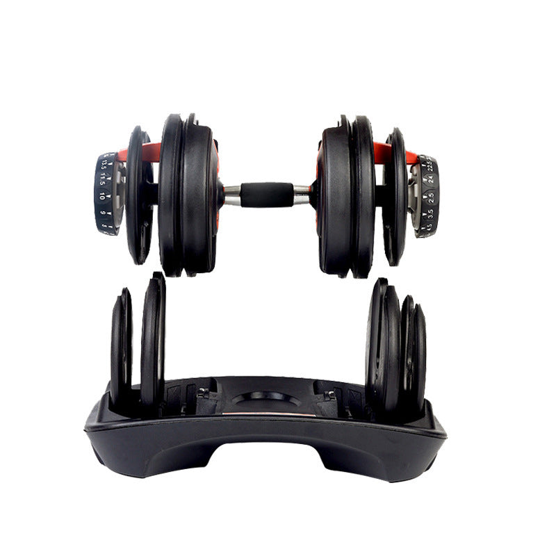 24kg Adjustable Dumbbell – 15-in-1 Quick Dial Weights, Non-Slip Handle, Space-Saving Home Gym Equipment
