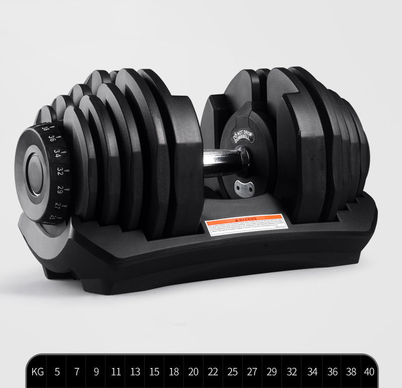 40kg Adjustable Dumbbell – 17-in-1 Quick Dial, Non-Slip Handle, Space-Saving Home Gym Weight for All Fitness Levels