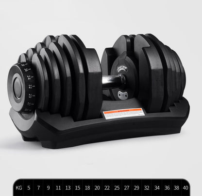 40kg Adjustable Dumbbell – 17-in-1 Quick Dial, Non-Slip Handle, Space-Saving Home Gym Weight for All Fitness Levels