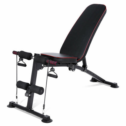 7-Position Adjustable Weight Bench – Foldable, 320kg Capacity, Incline/Decline/Flat Strength Training Bench for Full-Body Workouts