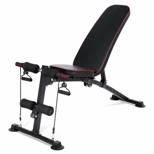 7-Position Adjustable Weight Bench – Foldable, 320kg Capacity, Incline/Decline/Flat Strength Training Bench for Full-Body Workouts