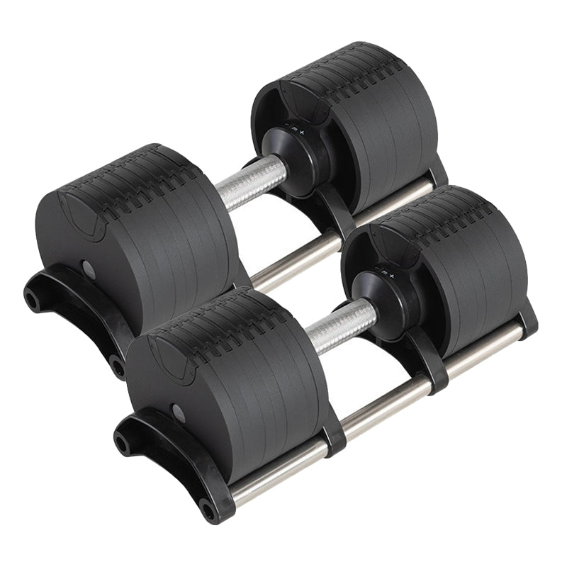 ROBURFLEX Adjustable Dumbbells 24–45kg – Quick Dial Weights, Anti-Slip Handle, Cast Iron – Single or Pair for Home Gym