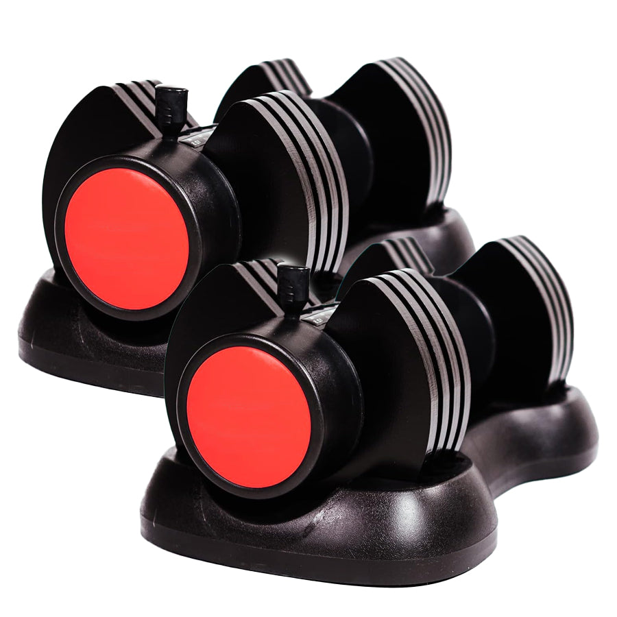 12.5kg Adjustable Dumbbell – 5-in-1 Weight Set | 2.5kg to 12.5kg Rubber-Coated Dumbbells Pair with Safety Lock | Home Gym Strength Training for Men & Women