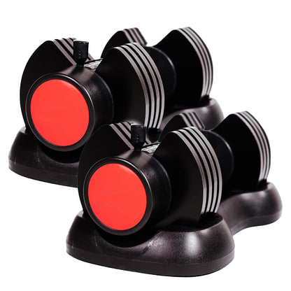 12.5kg Adjustable Dumbbell – 5-in-1 Weight Set | 2.5kg to 12.5kg Rubber-Coated Dumbbells Pair with Safety Lock | Home Gym Strength Training for Men & Women