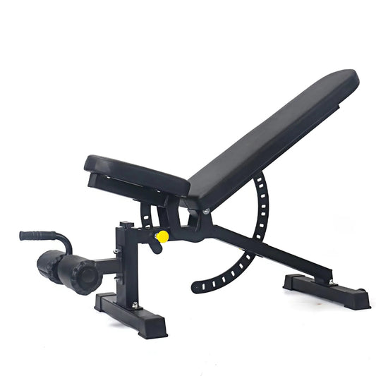Adjustable Weight Bench with 9 Positions | 450kg Capacity Commercial Gym Bench | Foldable, Cushioned Full-Body Workout Bench for Home or Studio Strength Training