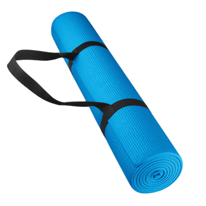 Extra Thick 15mm Yoga Mat – Non-Slip NBR Foam with Carry Strap – Cushioned, Eco-Friendly Pad for Pilates, HIIT & Home Workouts