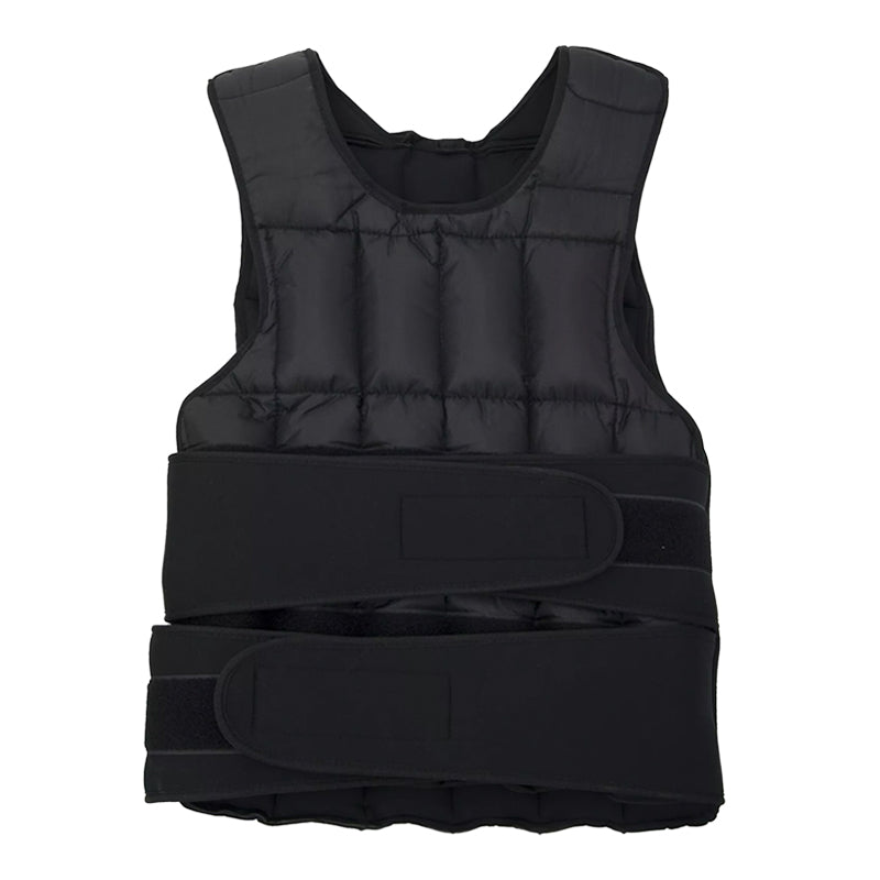 Adjustable Weighted Vest (10–20kg) – 38 Removable Weights for Running, HIIT & Strength Training – Unisex, Durable Black Design