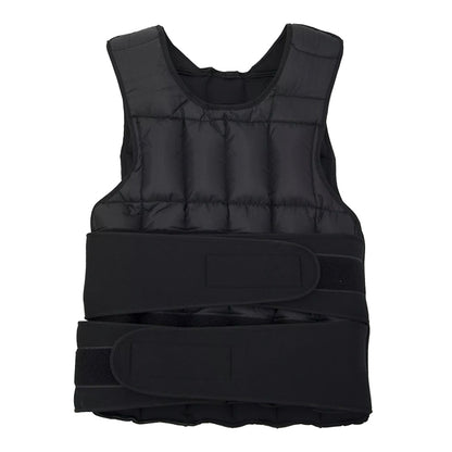 Adjustable Weighted Vest (10–20kg) – 38 Removable Weights for Running, HIIT & Strength Training – Unisex, Durable Black Design