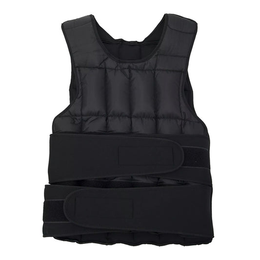 Adjustable Weighted Vest (10–20kg) – 38 Removable Weights for Running, HIIT & Strength Training – Unisex, Durable Black Design