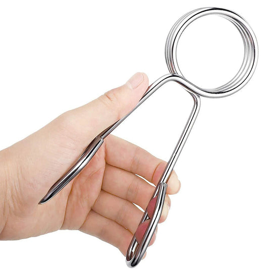 Olympic 2" Spring Collars – Chrome Barbell Clips with Quick-Release – Secure Weight Locking for Strength Training