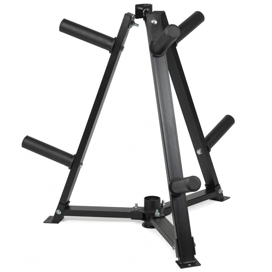 Vertical Weight & Dumbbell Rack – 300kg Heavy-Duty Storage with 6 Clamps – Space-Saving Home Gym Organizer
