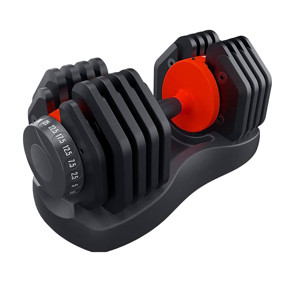 25kg Adjustable Dumbbell – 10-in-1 Set | 2.5kg to 25kg Quick-Select Weight Pair with Safety Lock | Compact Strength Training for Men & Women Home Gym