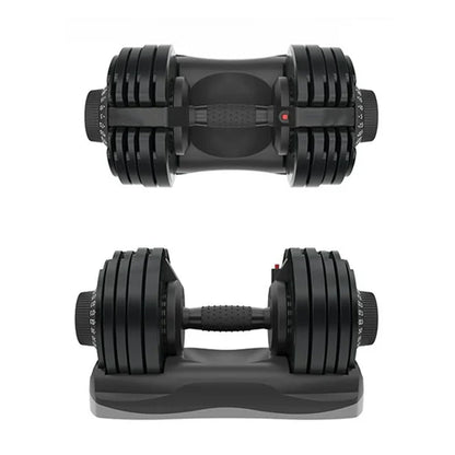 32.5kg Adjustable Dumbbell – 12-in-1 Weight Set | 5kg to 32.5kg Quick-Select Dumbbells Pair for Home Gym | Space-Saving Strength Training Equipment
