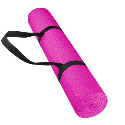 Extra Thick 15mm Yoga Mat – Non-Slip NBR Foam with Carry Strap – Cushioned, Eco-Friendly Pad for Pilates, HIIT & Home Workouts