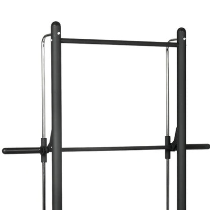 Smith Machine Squat Rack with Pull-Up Bar – 550lbs Max Load Multi-Function Weight Station – Heavy-Duty Steel Home Gym Equipment