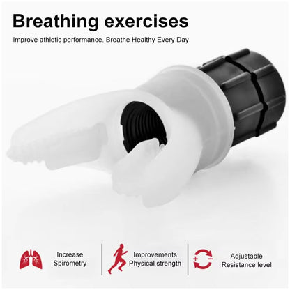 Advanced Respiratory Trainer – Adjustable Lung Exerciser for Athletes, Singers & Breathing Support – Boosts Lung Capacity, Endurance & Oxygen Efficiency