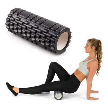 EVA Foam Massage Roller – Deep Tissue Recovery Tool with Grid Texture for Back, Legs & Core – 30cm, 45cm & 60cm Options
