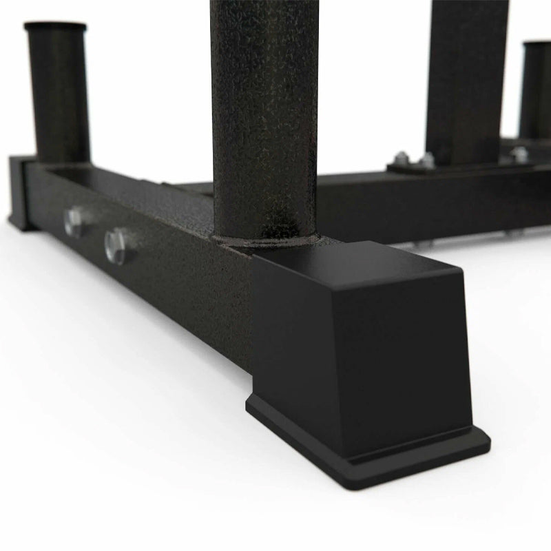 3-Tier Olympic Weight Tree & Barbell Rack – Heavy-Duty 200kg Stand for 2'' Plates – Compact, Scratch-Resistant Home Gym Storage