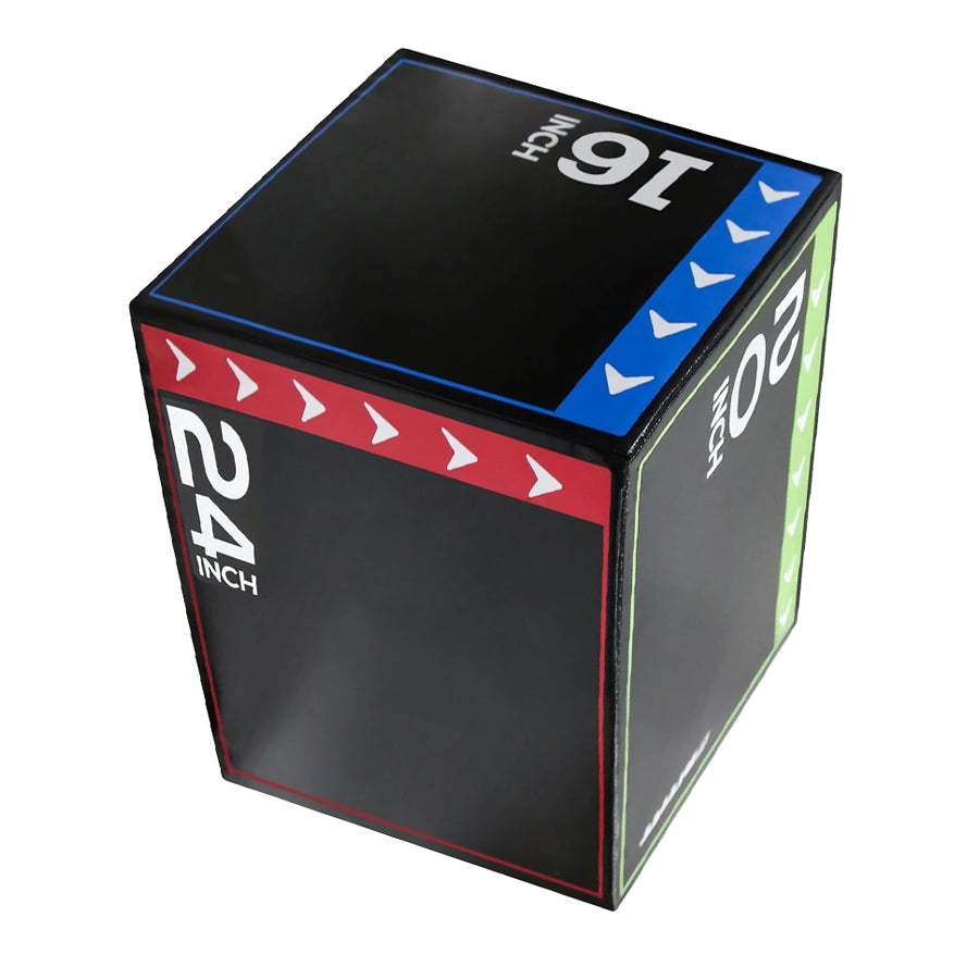 3-in-1 Soft Plyo Jump Box – Non-Slip, Cushioned Platform for Strength, Speed & Agility Training – Multiple Height Options