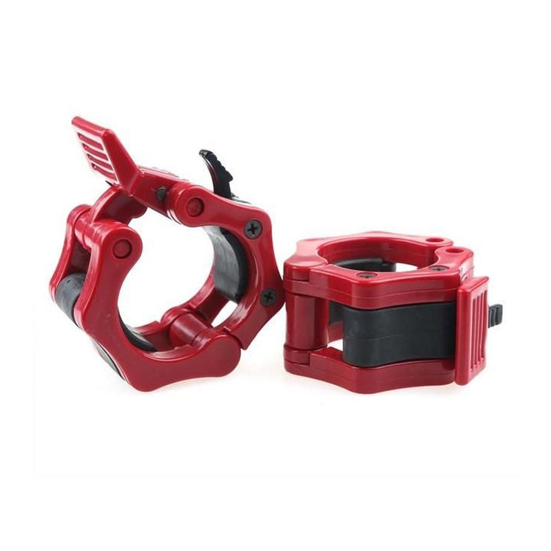 Olympic 2" Barbell Collars – Quick-Release Locking Clamps for Secure Plate Hold – Heavy-Duty ABS for Home Gym & CrossFit