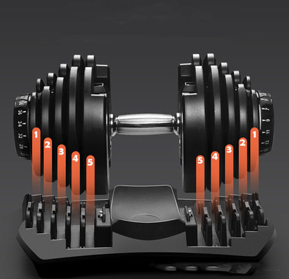 40kg Adjustable Dumbbell – 17-in-1 Quick Dial, Non-Slip Handle, Space-Saving Home Gym Weight for All Fitness Levels