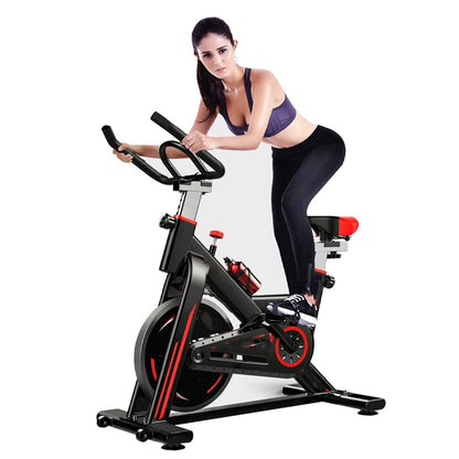 Premium Indoor Exercise Bike – Quiet Belt Drive, LCD Display & Adjustable Resistance – Customisable for Home Workouts