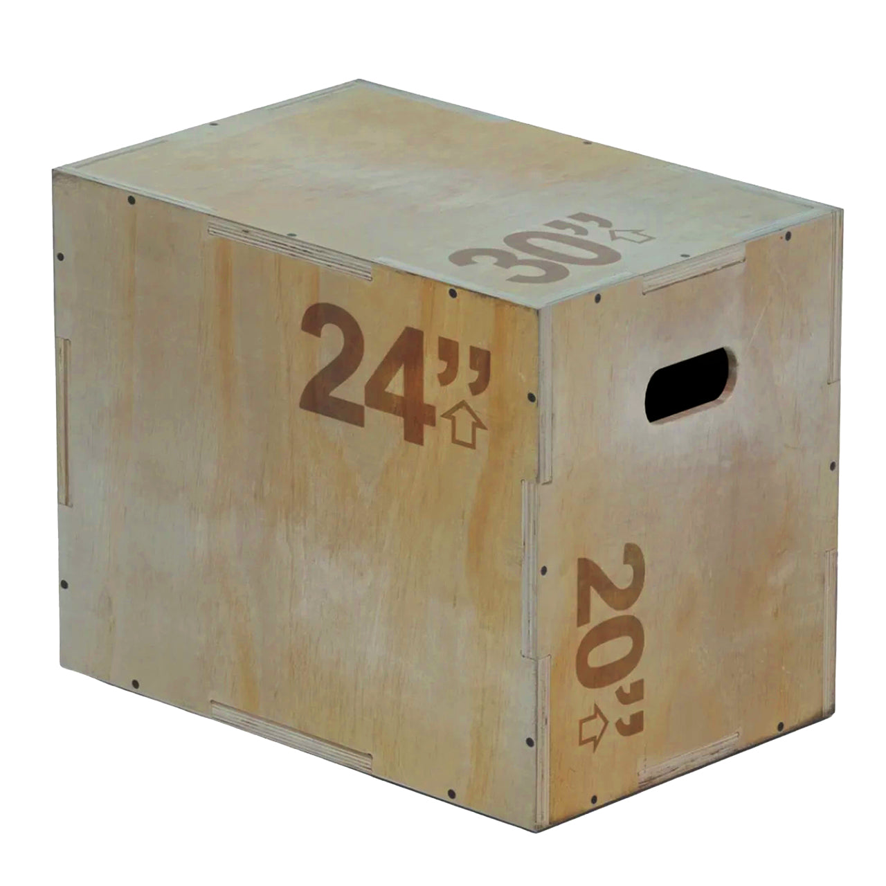 3-in-1 Wooden Plyo Jump Box – Durable Training Platform with Multiple Heights for Box Jumps, Step-Ups & Strength Workouts