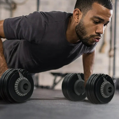 32.5kg Adjustable Dumbbell – 12-in-1 Weight Set | 5kg to 32.5kg Quick-Select Dumbbells Pair for Home Gym | Space-Saving Strength Training Equipment